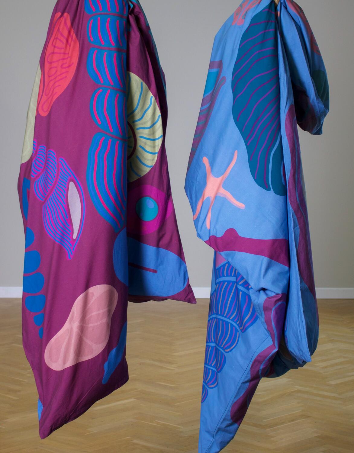 x Some Other Waves percale sengetøj - Bordeaux